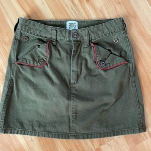 BDG Urban Outfitters Olive Green "Moss" Denim Skirt